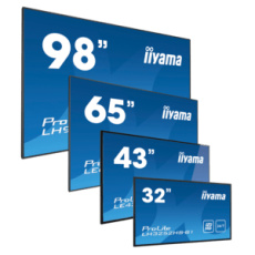 iiyama ProLite LH5060UHS-B1AG, 24/7, 125,7 cm (49,5''), 4K, USB, RS232, Ethernet, Wi-Fi, Android, kit (RS232), black