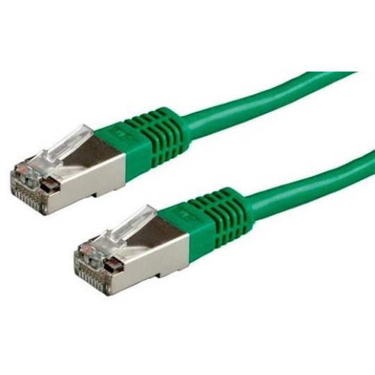 XtendLan patch kabel Cat5E, FTP - 1m, zelený (prodej po 10 ks)