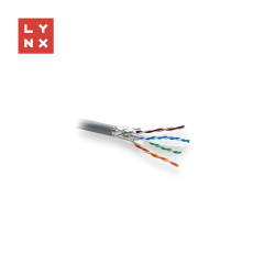 LYNX FTP kabel, Cat6, PVC (Eca), celoměděný, vnitřní, šedý, box 305m
