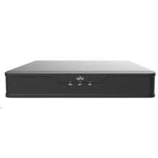 Uniview NVR, 8 kanálů, 8xPoE (max.108W), H.265, 1x HDD (max.6TB),propustnost 64/48Mbps,HDMI,VGA,2xUSB 2.0, audio, ONVIF