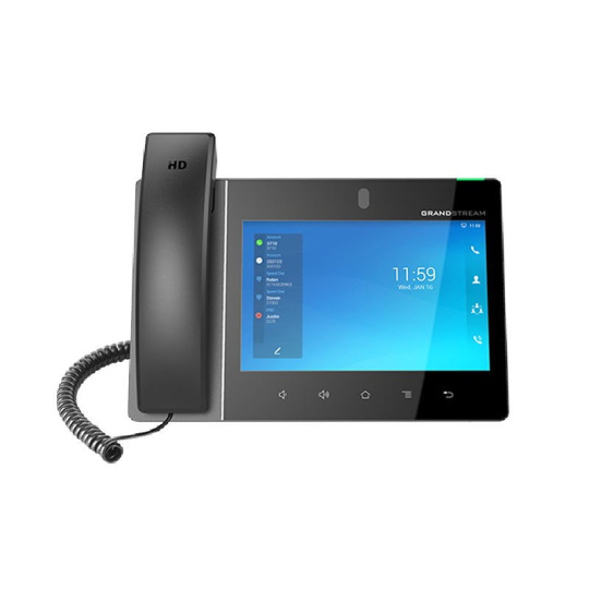 Grandstream GXV3480, IP video-telefon s Androidem 11, 16 linek, 16 SIP účtů, 2MPx CMOS kamera, Wi-Fi, 8" LCD