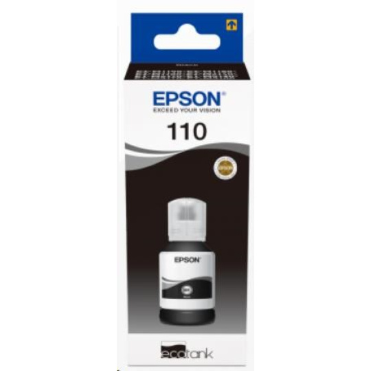 EPSON Ink 110 EcoTank Pigment black ink bottle (6000 stran)