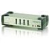 BAZAR - ATEN přepínač 4-port KVMP USB+PS/2, usb hub, audio, OSD, 1.2m kabely - Rozbaleno (Komplet)