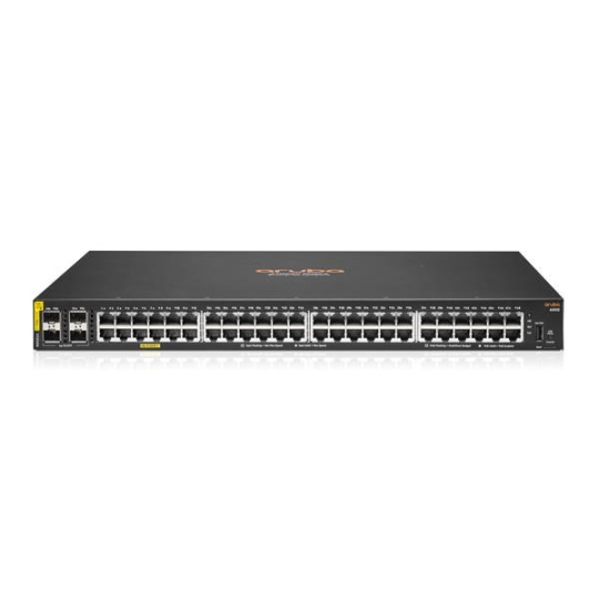 HPE Aruba Networking CX 6000 48G Class4 PoE 4SFP 370W Switch R8N85A RENEW