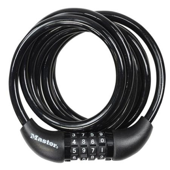Master Lock Spirálový kombinační zámek na kolo  8221EURDPRO - 1,8m