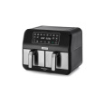 Kenwood kHealthy horkovzdušná fritéza, 1700 W, se dvěma zásuvkami, 4+4 l, 8 programů, černá
