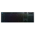 Logitech Mechanical Gaming Keyboard G915 LIGHTSPEED Wireless RGB - GL Tactile - CARBON - US INT'L - 2.4GHZ/BT