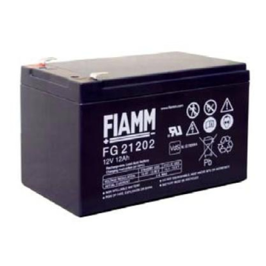 Baterie - Fiamm FG21202 (12V/12,0Ah - Faston 250), životnost 5let