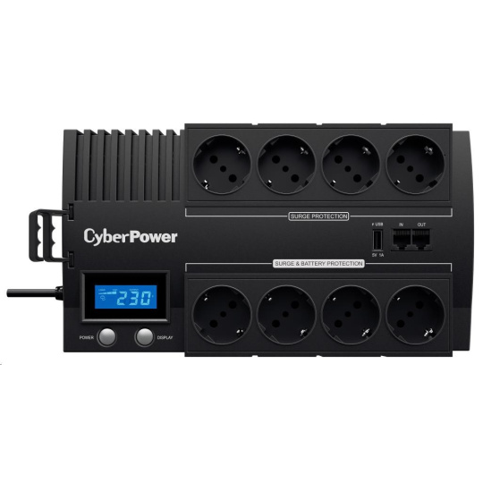 CyberPower BRICs Series II SOHO LCD UPS 1000VA/600W, German SCHUKO zásuvky