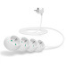 CONNECT IT prodlužovací kabel 230V, 4 zásuvky, 3 m, bez vypínače (bílý)