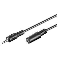 PREMIUMCORD Kabel audio 3,5mm Jack - Jack prodlužovací  5m (M/F, stereo)