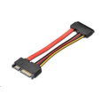 PREMIUMCORD Kabel SATA + napájení prodlužovací k HDD, 15cm