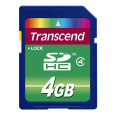 TRANSCEND SDHC karta 4GB Class 4