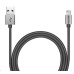 ADATA Sync & Charge Lightning kabel - USB A 2.0, 100cm, hliníková, titan