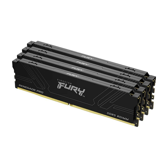 KINGSTON DIMM DDR5 128GB (Kit of 4) 7600MT/s CL40 FURY Renegade Pro Black