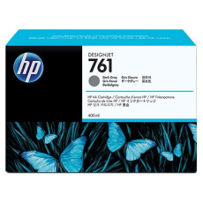 HP 761 Dark Grey DJ Ink Cart, 400 ml, CM996A