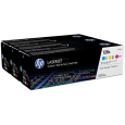 HP 128A CMY 3-pack LJ Toner Cart, CF371AM (1,300 / 1,300 / 1,300 pages)