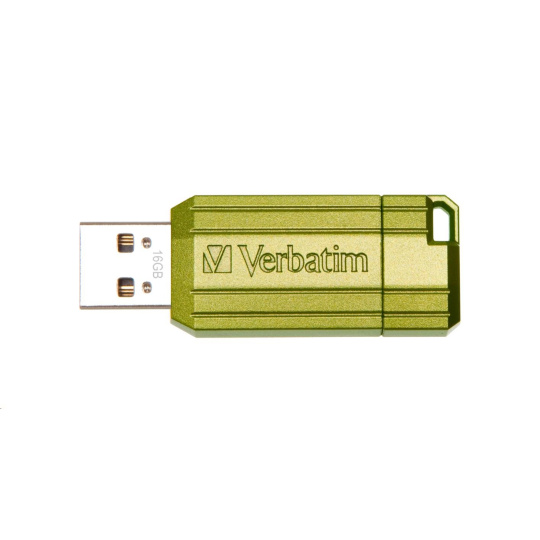 VERBATIM Flash Disk 16GB Store 'n' Go PinStripe, eukalyptově zelená