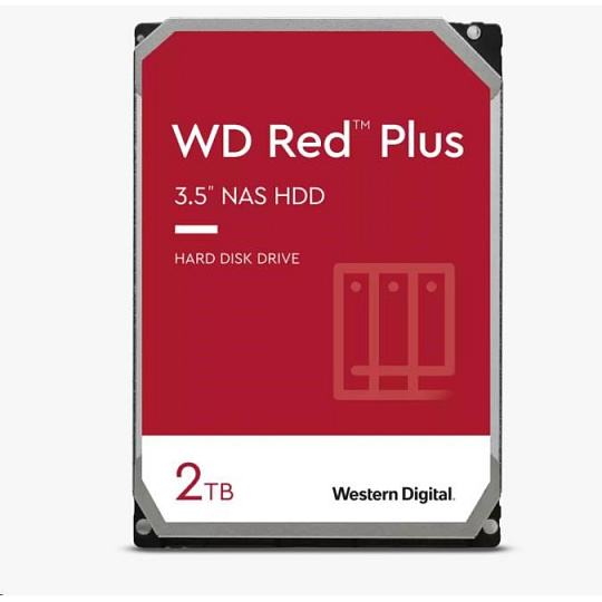 WD RED PLUS NAS WD30EFPX 3TB, SATA III 3.5", 256MB 5400RPM, 180MB/s, CMR