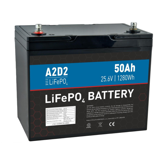 AVACOM A2D2 Baterie pro LiFePO4 25,6V 50Ah M8 AVACOM A2D2 Baterie pro LiFePO4 25,6V 50Ah M8