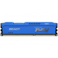 KINGSTON DIMM DDR3 8GB 1600MT/s CL10 FURY Beast Modrá