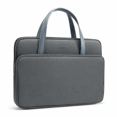 tomtoc Premium Briefcase – 14" MacBook Pro (2021), šedá