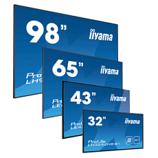 iiyama ProLite LH4364UHS-B1AG, 109,2 cm (43''), 4K, USB, USB-C, RS232, Ethernet, Wi-Fi, Android, kit (RS232), black