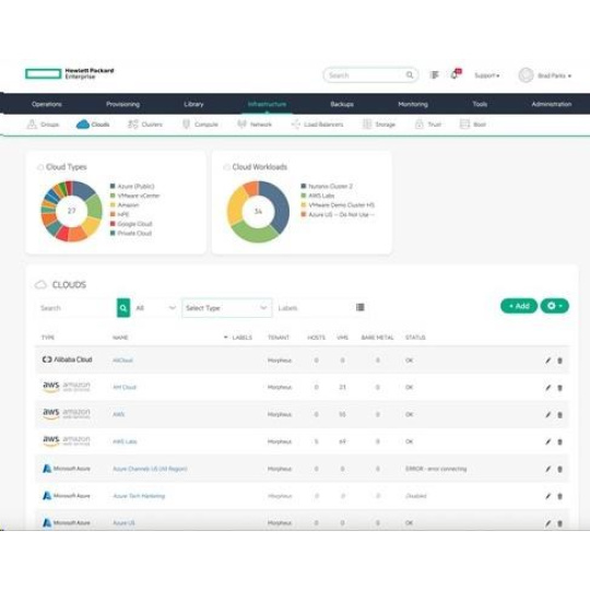 HPE Morpheus Enterprise Software per Socket (15 WLE) 2-year 24x7 Support New Install E-LTU HPE Morpheus Enterprise Software per Socket (15 WLE) 2-year 24x7 Support New Install E-LTU