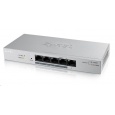 Zyxel GS1005HP 5-port Desktop Gigabit PoE Switch, 4x PoE+ GbE, PoE 60W