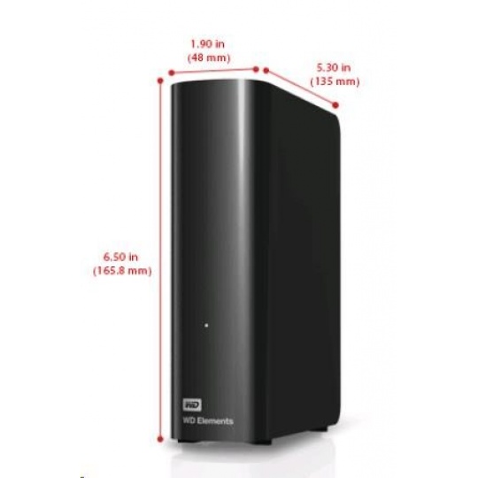 BAZAR - WD Elements Desktop 4TB Ext. 3.5" USB3.0, Black