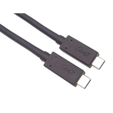 BAZAR - PREMIUMCORD Kabel USB4™ 40Gbps 8K@60Hz Thunderbolt 3, 0,8m - Pošk. obal