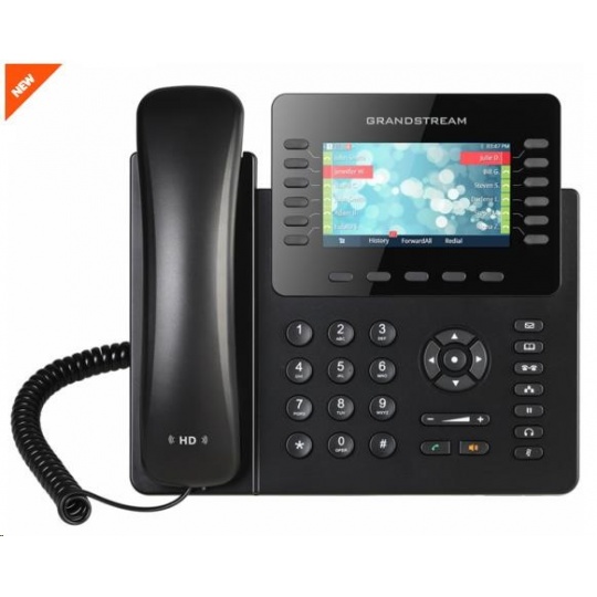 Grandstream GXP2170 [VoIP telefon - 6xSIP účet, HD audio, 5prog.tl.+48 předvoleb, bluetooth, EHS,barevný LCD,2x GLAN]