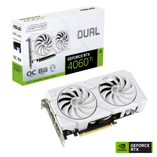 ASUS VGA NVIDIA GeForce RTX 4060 Ti DUAL OC EVO 8G WHITE, 8G GDDR6, 3xDP, 1xHDMI ASUS VGA NVIDIA GeForce RTX 4060 Ti DUAL OC EVO 8G WHITE, 8G GDDR6, 3xDP, 1xHDMI