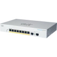 Cisco switch CBS220-8FP-E-2G (8xGbE,2xSFP, 8xPoE+,130W,fanless) - REFRESH