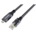 PremiumCord Ethernetový kabel USB-C na LAN RJ45 10/100/1000, 3m