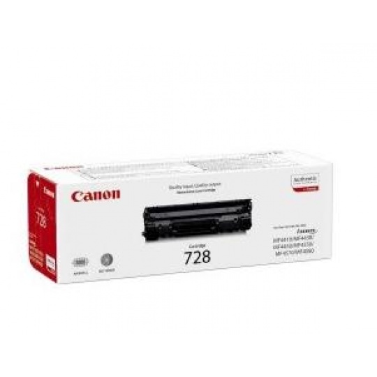 Canon TONER CRG-728 černý pro MF-4410, MF-4430, MF-4450, MF-4570, MF-4580, MF-4730, MF-4750, MF-4780 (2100 str.)