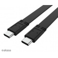 AKASA kabel USB-C na USB-C, 20G, 46W PD, 4K@60Hz, 1m