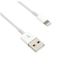 C-TECH kabel USB 2.0 Lightning (IP5 a vyšší) nabíjecí a synchronizační kabel, 1m, bílý