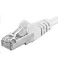 PREMIUMCORD Patch kabel CAT6a S-FTP, RJ45-RJ45, AWG 26/7 10m bílá