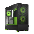 FRACTAL DESIGN skříň Pop Air RGB Green Core TG Clear Tint, 2x USB 3.0, bez zdroje, ATX