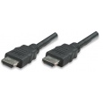 MANHATTAN kabel HDMI s Ethernetem, HEC, ARC, 3D, 4K, stíněný, 15m, Black