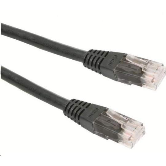 GEMBIRD kabel patchcord CAT6 stíněný FTP 0,5m, černý