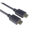 PremiumCord HDMI 2.0 High Speed + Ethernet kabel, zlacené konektory, 1m