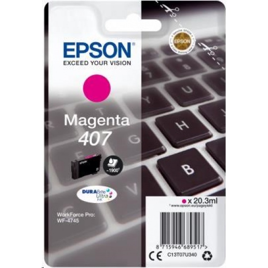 EPSON Ink bar WF-4745 Series Ink Cartridge "Klávesnice" L Magenta 1900 str. (20,3 ml)