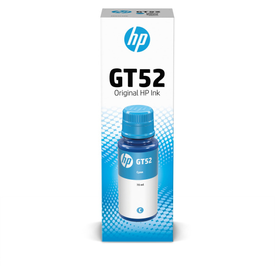 HP GT52 Cyan Original Ink Bottle (8,000 pages)