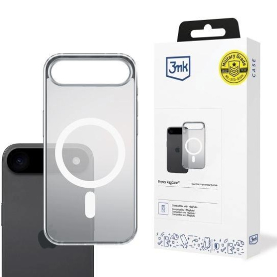 3mk ochranný kryt Frosty MagCase White pro Apple iPhone Air 3mk ochranný kryt Frosty MagCase White pro Apple iPhone Air