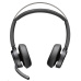 Poly Voyager Focus 2 MS Teams s nabíjecím stojánkem, USB-A/C adaptér, stereo