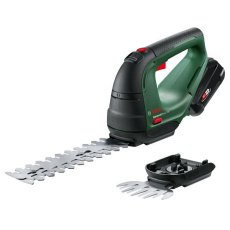 BOSCH AdvancedShear 18V-10, souprava akumulátorových nůžek na keře a na trávu, 18 V, délka 20 cm, akumulátor BOSCH AdvancedShear 18V-10, souprava akumulátorových nůžek na keře a na trávu, 18 V, délka 20 cm, akumulátor