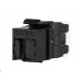 Solarix Rychlozařezávací keystone CAT6 UTP RJ45 černý pro kleště SXKJ-NA-BU SXKJ-6-UTP-BK-NA