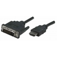 Manhattan kabel HDMI na DVI-D, Dual Link, 1m, černá